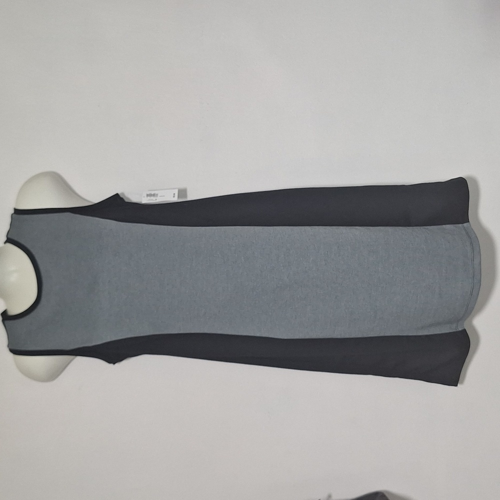 Old Navy Tank Dress Sleeveless Black Gray